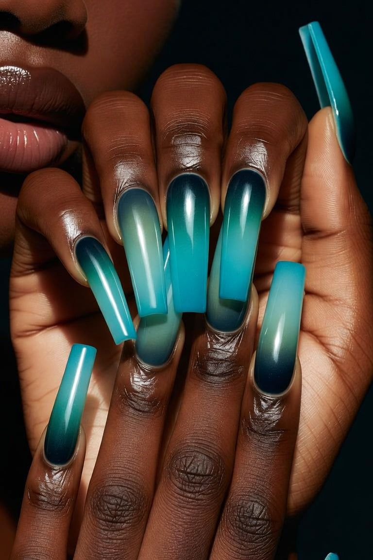 Set « Marée » turquoise