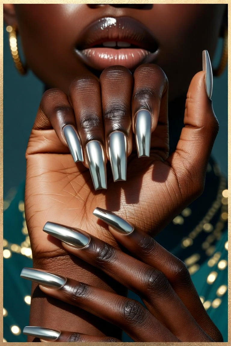 Faux ongles « Chrome »